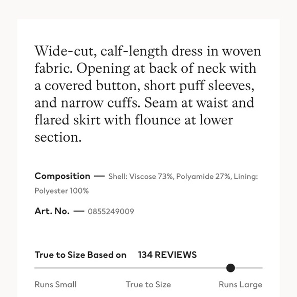 Puffed Sleeve Dress - Picture 9 of 10